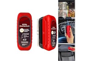 JIAYUYUARPY 2Pcs Automotive Oil Film Cleaning Brush,Glass Cleaning Board, Hydrophobic Glass Coating for Windshield Improves C