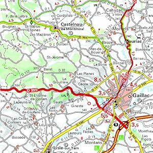 Michelin Map France: Midi Pyrenees MH525 (Maps/Regional (Michelin)) (English and French Edition)