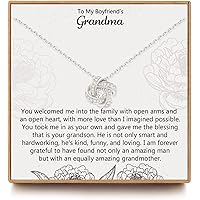 JoycuFF Grandma Necklace Gifts For Grandmother Birthday