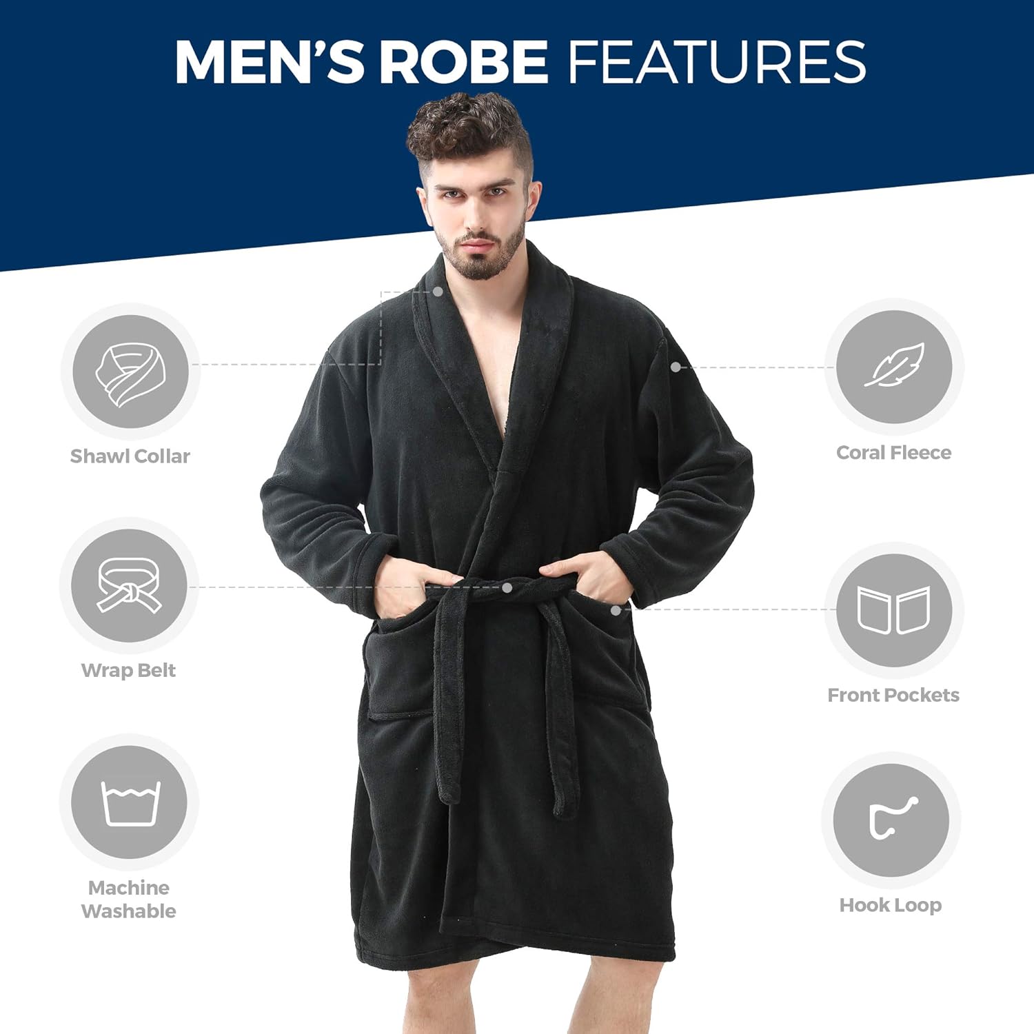 kohls mens lightweight robes