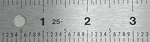 tenths ruler