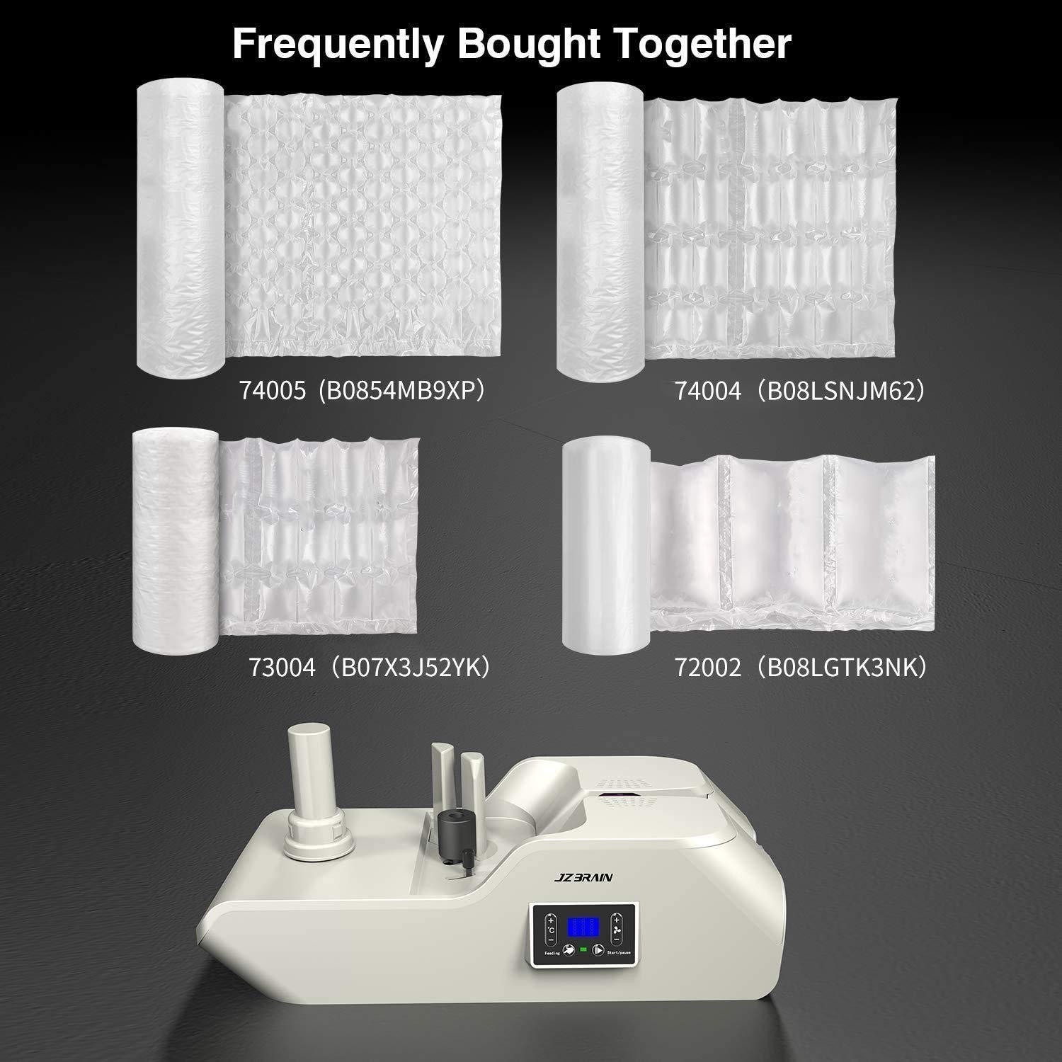 JZBRAIN Air Cushion Machine Air Pillow Machine Sealing Speed 6.07.2