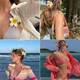 WUBAYI 6 Pcs Flower Hair Clips Nonslip Claw Clips for Medium Thick Hair view 5