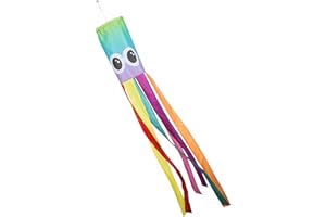 Breezy and Whimsical Octopus Windsock - 60 Inches - Blows in the wind By Trademark Innovations
