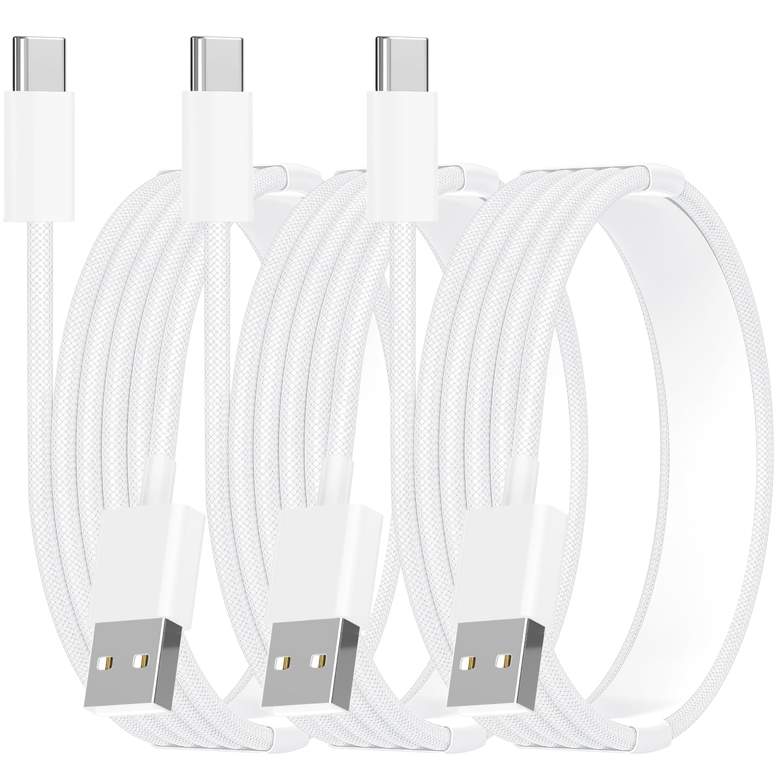 Photo 1 of [Apple MFi Certified] USB Type C Cable Fast Charging, SDNCIE 3Pack USB C Cable ?USB A to Type C Car Carplay Charger Braided Cord for iPhone 16/16 Pro/16 Plus/16 Pro Max/15/15 Pro Max/iPad Pro/Air/Mini
