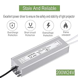 LED Driver 200 Watts 24V DC Low Voltage