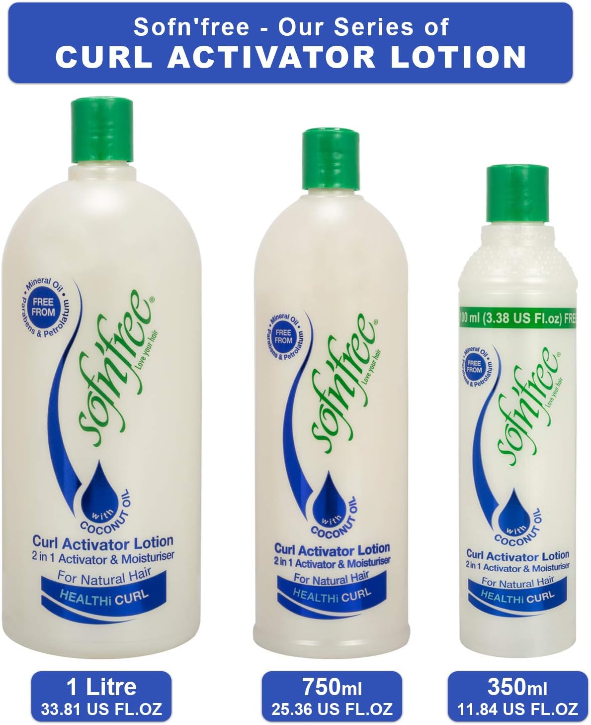 Sofn Curl Activator Lotion with Vitamin E & Panthenol for Natural Hair - Image 5