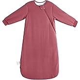 BubblePanda Rayon Made from Bamboo Sleep Sack 6-12 Months Long Sleeve Sleep Sack 1.5 Tog Supersoft Winter Baby Wearable Blanket with 2-Way Zipper Unisex Sleeping Bag for Babies Toddler