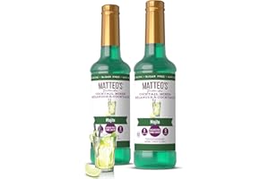 Matteo's Sugar Free Cocktail Mixes - Mojito - Delicious Cocktail Mixers, 0 Calories, 0 Sugar Cocktails, Keto Friendly Drinks 