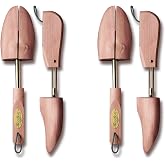 Woodlore Women&rsquo;s Shoe Trees Adjustable 2-Pack (For 2 pair of Shoes), Aromatic Cedar Wood, USA Made