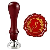 Mceal Wax Seal Stamp, Silver Brass Seal 25mm