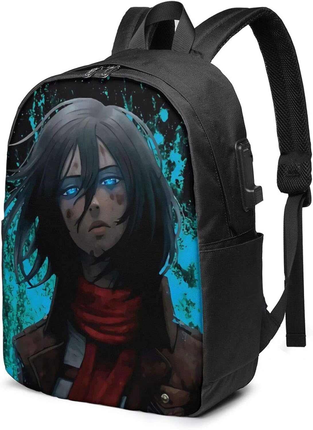 Anime Mikasa Ackerman Casual Backpack School Bag Travel Daypack