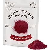 Organic Traditions Beetroot Powder, Organic Beet Root Powder, 16oz | Vegan Plant Based Formula, Vibrant Colorful Ingredient, Ideal for Smoothies, Juices, Baking, and Everyday Cooking Recipes