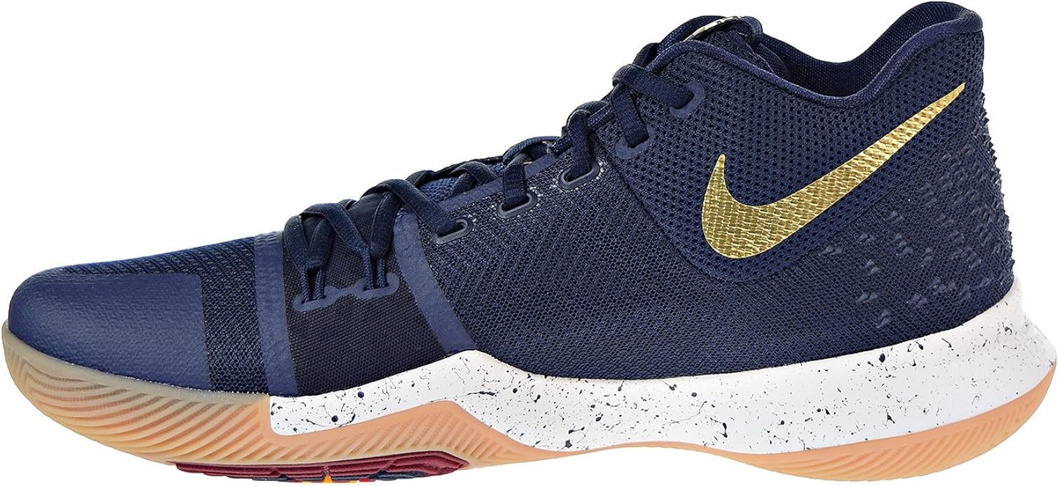 kyrie 3 gold and black