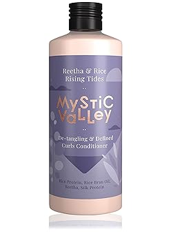 Mystic Valley Reetha & Rice Protein Conditioner for Frizz Free Hair & Defined Curls, Sulphate & Paraben Free - 350ml