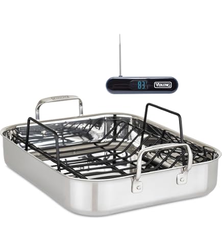 Amazon.com: Viking Hard Anodized Roasting Pan, 13-Inch x 16-Inch w