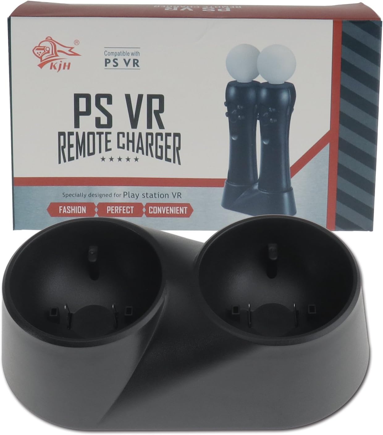 5V Dual Controller Charger Dock Station Stand for PS4 Playstation VR PSVR Move, Plastic