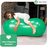 BABYGO Sensory Exercise Ball Peanut Ball Green for Kids Autism Therapy view 3