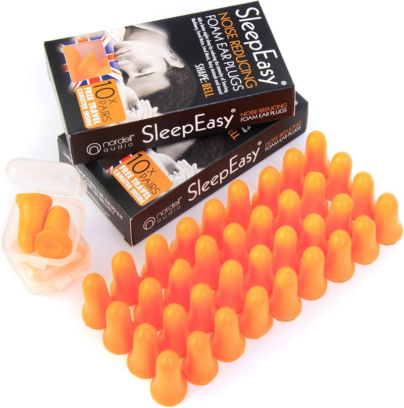 Nordell Ear Plugs for Sleep, Music, Snoring, Noise Reduction - 40 Pack