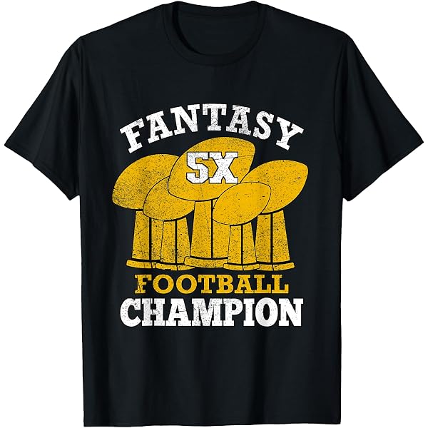 Amazon.com: Fantasy Football 4X Champion Four Time Champ Fantasy
