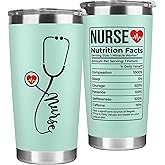SUCHAGIFT Nurse Gifts for Women - Nurses Week Gifts - Appreciation Gift for Nurses - Nurse Rn Lpn Practitioner Gift for Women - Retirement, Graduation, Christmas Nursing Ideas - 20 Oz Mint Tumbler