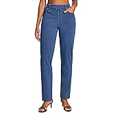 IUGA Women's Straight Leg High Waisted Pull On Bootcut Jeans