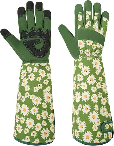Ainiv Thorn Proof Gardening Gloves Women Medium Lightweight Protective