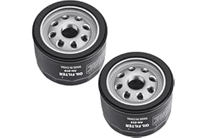 WDKTBM 49065-0721 Oil Filter Compatiable with Kawasaki FR730V FX730V FR691V FS691V FR600V FX691V FS651V FR651V FX600V Engines Replace 49065-7007 2Pcs