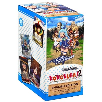 Weiss Schwarz Konosuba God&amp;#39;s Blessing On This Wonderful World 2 Booster Box Pre-Order ships December