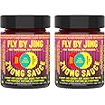 FLYBYJING Spicy Sweet Chili Sauce - Perfect for Noodles, Meats, Veggies, and Dumplings - All-Natural and Vegan Zhong Sauce, Use as Marinade and Glaze, 6oz (Pack of 2)