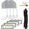 Replacement Parts Accessories Kit Compatible for 360 S5 S7 Robot Vacuum Cleaner,1 Main Roller Brush 4 Side Brush 4 HEPA Filter 3 Mop Cloth