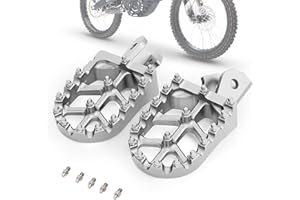 IUVWISN Electric Dirt Bike Wider Foot Pegs Footpegs CNC for Surron Sur Ron LBX ERide Pro SS 2.0 3.0 E-Ride Pro SR/S 79Bike Fa