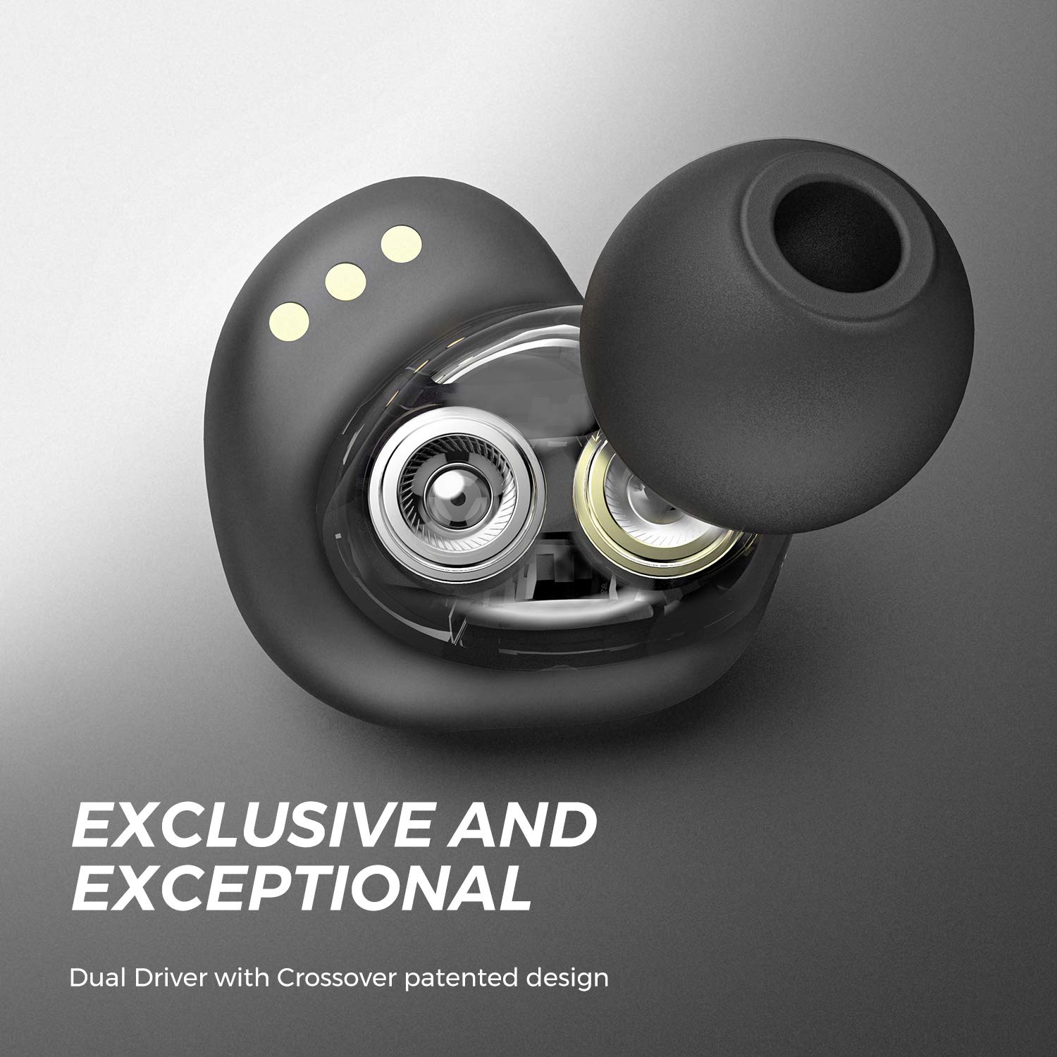 SOUNDPEATS Dual Dynamic Drivers Wireless Earbuds