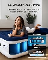 Active Era Luxury Single Inflatable Mattress with Built-In Pump 188x99x36.5cm view 7
