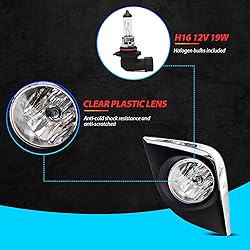 SPIEGEER Fog Lights Assembly for 2014 2015 2016
