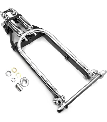 Amazon.com: XKH- BOBBER Chrome CUSTOM SPRINGER FRONT END