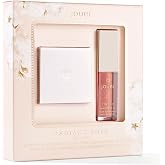 Jouer Radiant Rose Face + Lip Set, Translucent Setting Powder &amp; Shimmer Lip Oil - Blurring Powder - Hydrating Lip Oil - Set Face Makeup