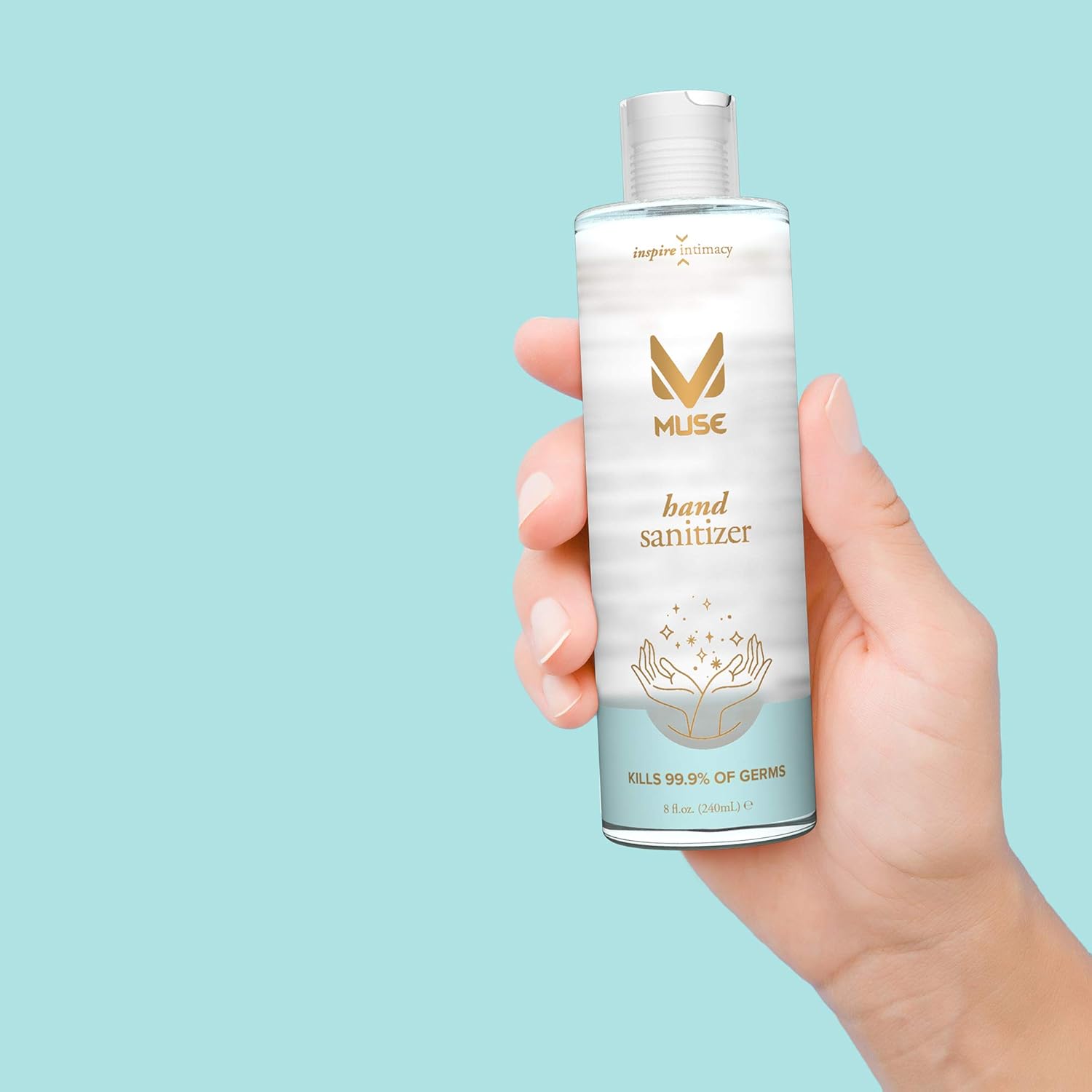 Muse Hand Sanitizer - Kills 99.9% of the germs (62% Alcohol, 8 Ounce) : Beauty