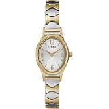 Timex T21872, Women's Cavatina Goldtone Expansion Band Watch, NEW