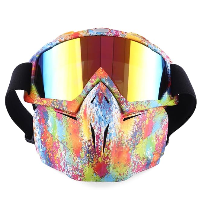 Yahama, children's tactical, protective mask with safety glasses