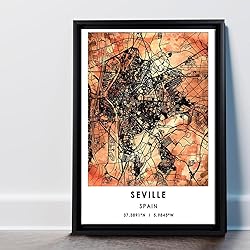 North Carolina United States Map Poster, North