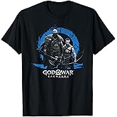 God of War: Ragnarok Icon with Kratos and Atreus T-Shirt Small