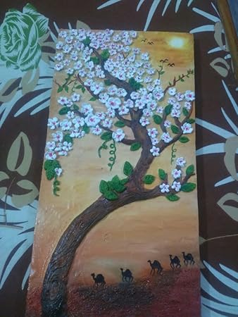 Mdf Board Clay Mural Work Tree Amazon In Home Improvement
