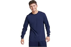 Russell Athletic Men's Basic Cotton Long-Sleeve T-Shirt