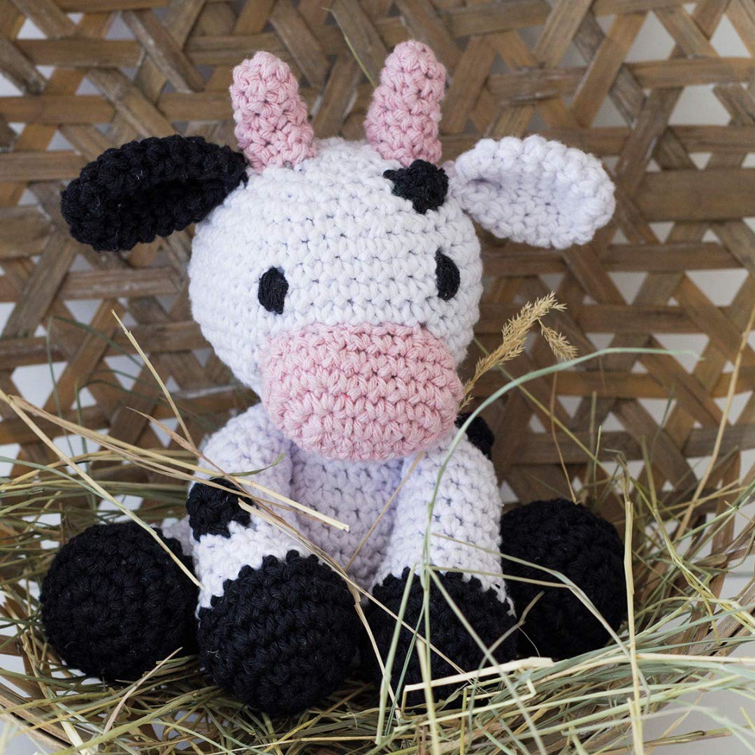 DIY Crochet Kit Cow Kirby