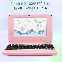 ZHAOHUIXIN 7" Portable Small Laptop, Android 12.0