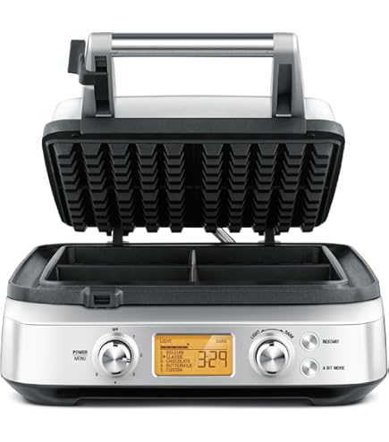 VillaWare UNO 4 Square Belgian Waffle Maker by Villaware : Amazon