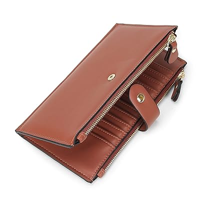 Zipper Pocket Credit Card Holder Bifold 