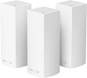 Linksys Velop Whole Home Mesh Wi-Fi System, 1 Port, 2.4GHz/5GHz (LNKWHW0303)