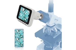 Denash WiFi Electronic Eyepiece, 1080P Video/Camera Recording Via App, 2.8in Display, 2MP HD Lens, Telescope and Microscope A